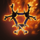 Burning Army custom icon from Maraxiform's Fallen (default icon shown)