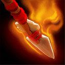 Burning Spear custom icon from Golden Draca Maw (default icon shown)